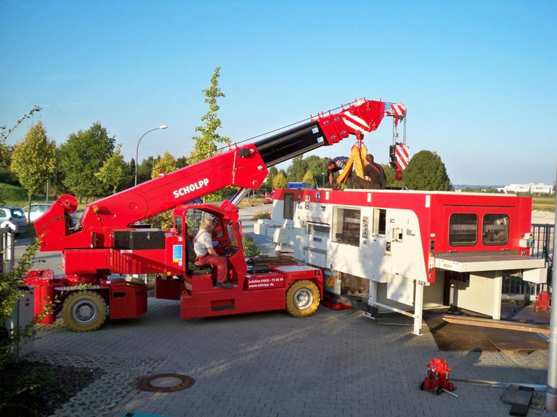 Prestations industrielles SCHOLPP: accompagnement modulaire, de la planification à l’installation sur site.
